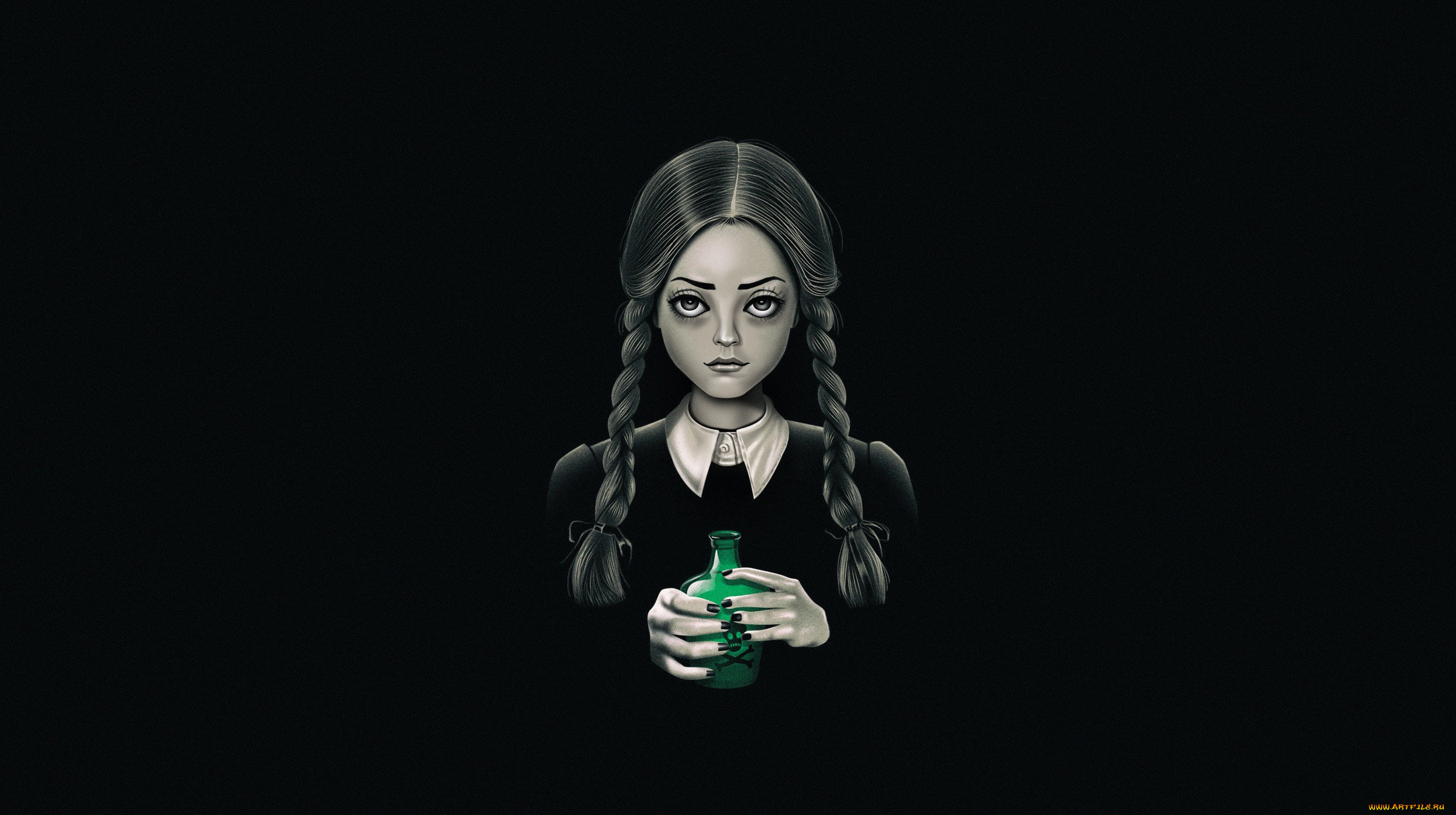 , , addams, by, vincent, trinidad, vincenttrinidad, , , wednesday, , death, bores, me, 